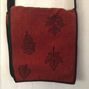 100% Cotton fabric shoulder bag made in Nepal